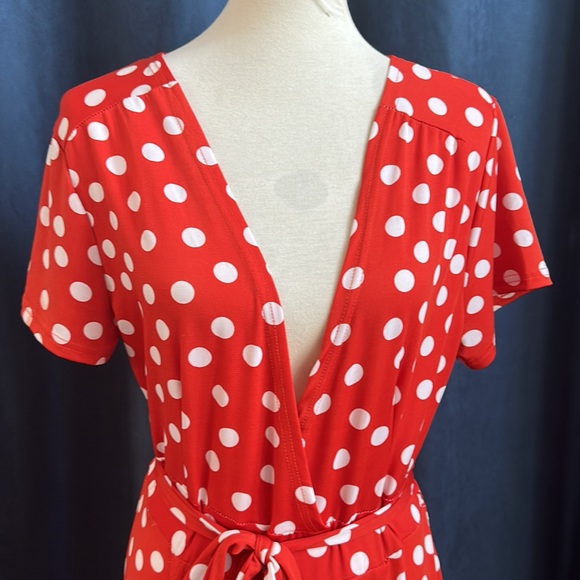 ☀️🆕BohoMaxi “Cinnamon” PolkaDot WrapDress NWT☀️ - Picture 7 of 17